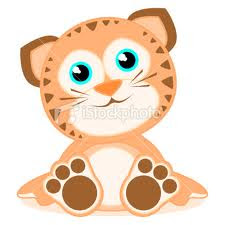 Wallpaper tiger cartoon