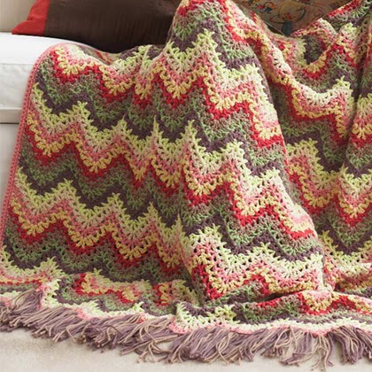 Eight Shades Ripple Free Pattern