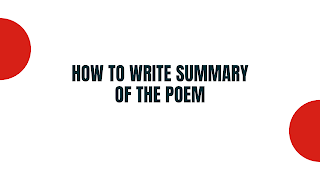 How to Write Summary of the Poem (For Students of English Department), Summary of Sonnet 18, English Literature