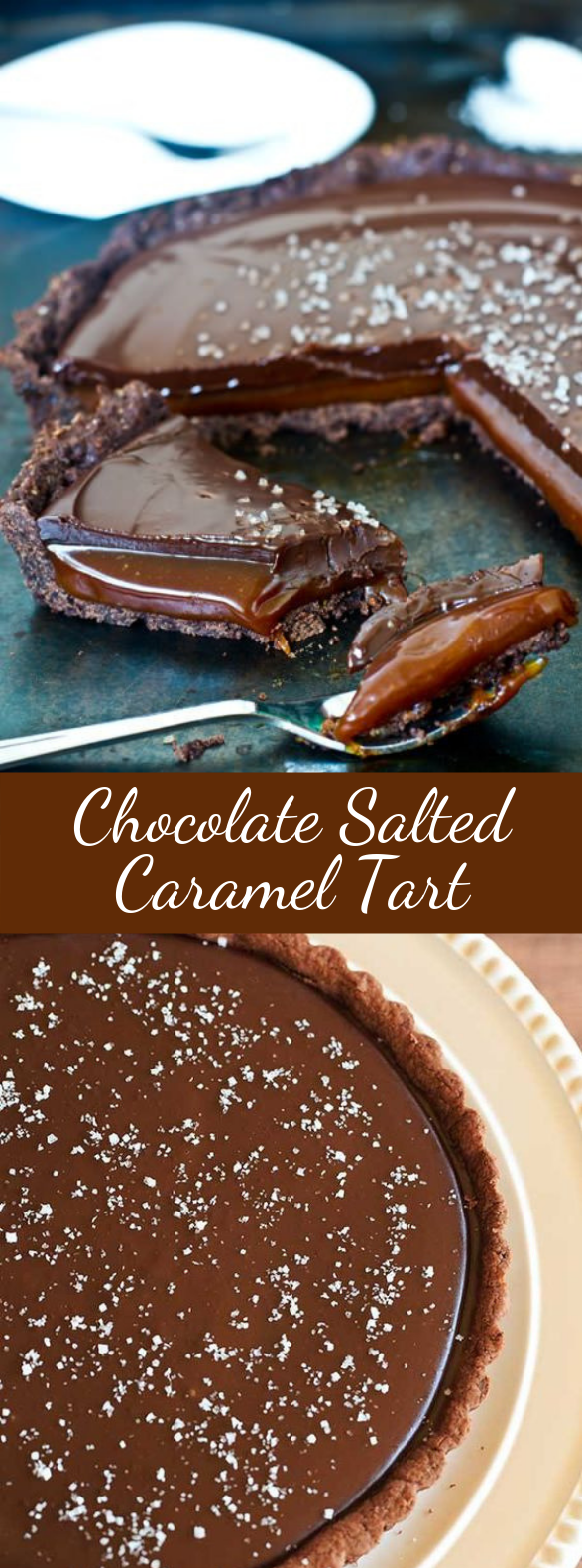 Chocolate Salted Caramel Tart #Chocolate #Tart