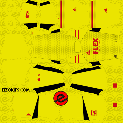 LAFC Kits 2023-2024 Adidas - DLS23 Kits (Goalkeeper Home)