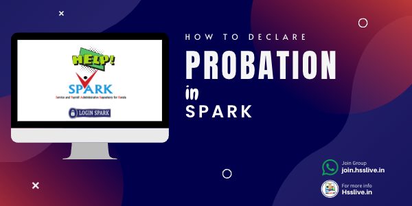 How to declare probation in SPARK?