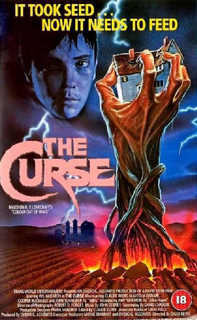 La fattoria maledetta (the curse) di david keith 1987 film poster