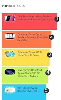 Kumpulan Widget Populer Post Keren Responsif Untuk Blogger