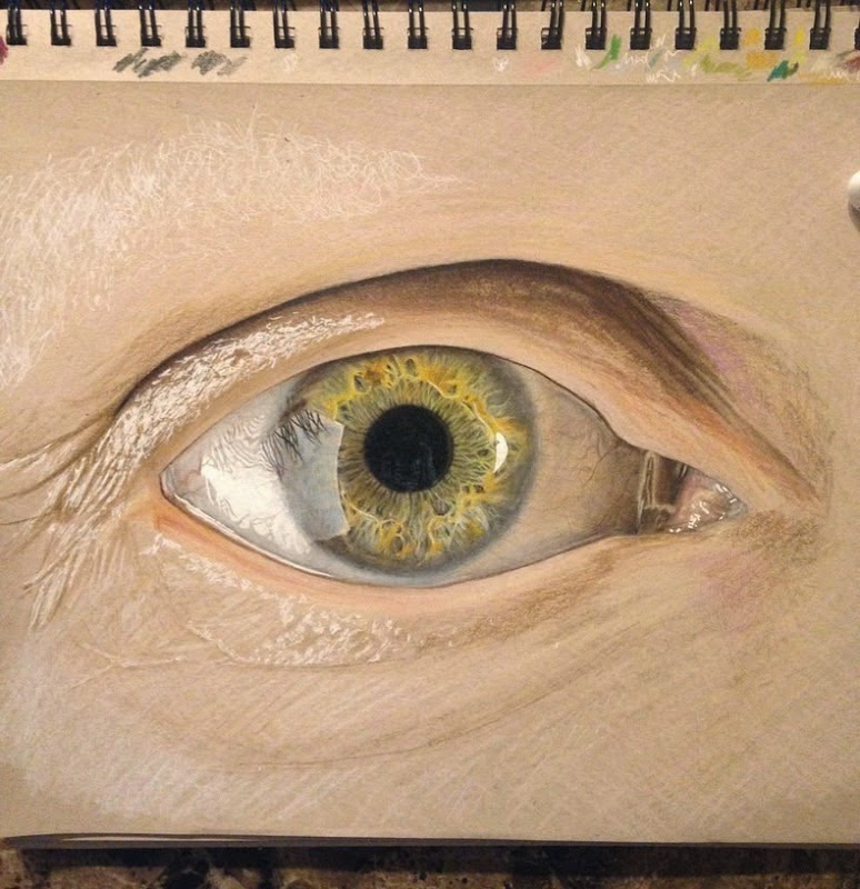 EMUTHECON Lukisan Mata  Paling Realistis dengan Pensil Warna
