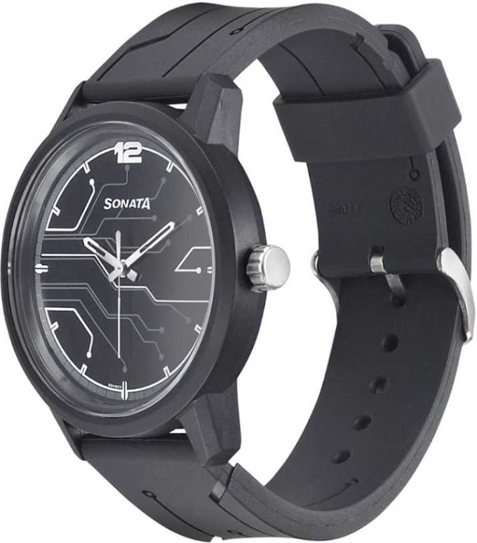 Sonata 77085PP01 Volt Analog Watch - For Men#JustHere