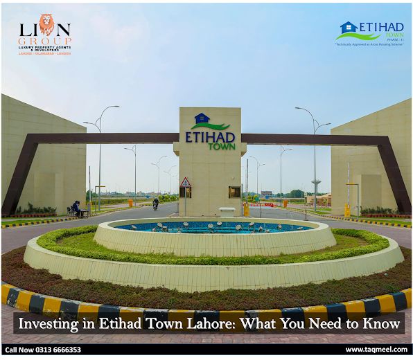 Investing in Etihad Town Lahore