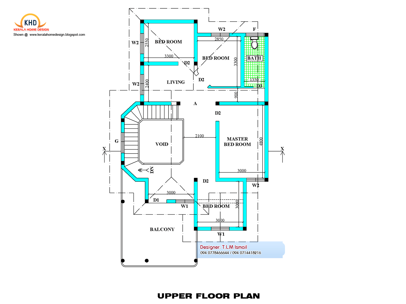 Home plan and elevation - 2300 Sq. Ft ~ Kerala House Design Idea