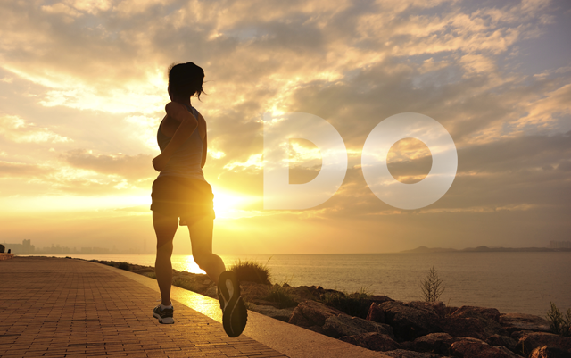 Woman running