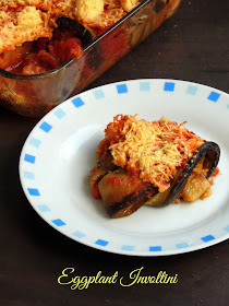 Eggplant Involtini with Cheese & Walnuts