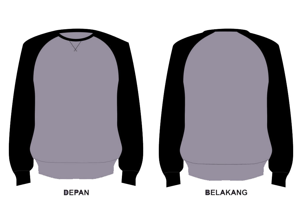 Download Desain  Sweater  Polos  Kosong Format PSD Photoshop 