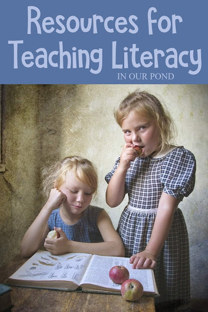Resources for Teaching Literacy to Kids // In Our Pond // Reading // Writing // Grammar // Literature // Spelling