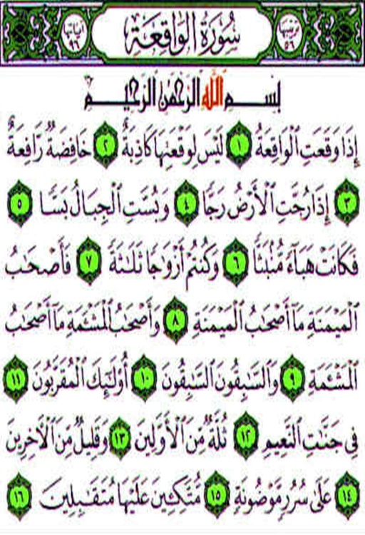 Khasiat Surat Al Waqiah dan Berbagai Keistimewaannya