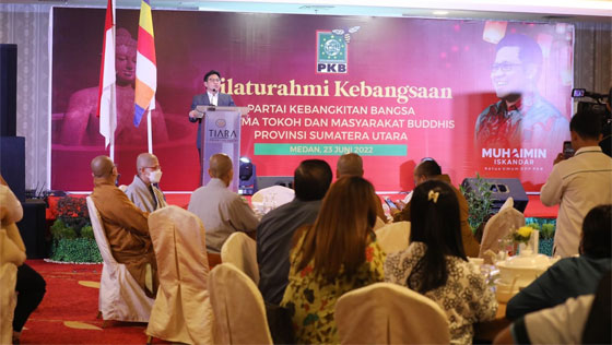 Silaturahim Kebangsaan PKB dengan Tokoh dan Masyarakat Buddhis Sumatera Utara
