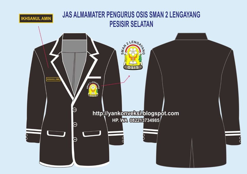 JAKET ALMAMATER OSIS SMA