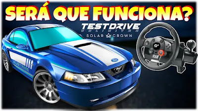 Test Drive Unlimited Solar Crown com Volante Logitech Driving Force GT