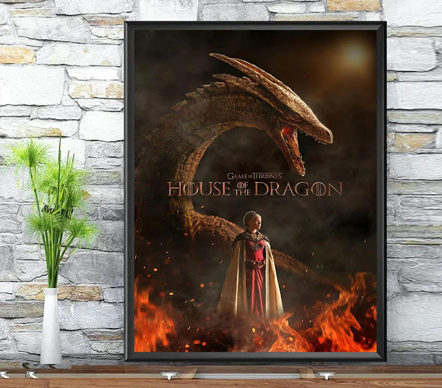 Young Rhaenyra And Syrax House Of The Dragon Season 2 Posters