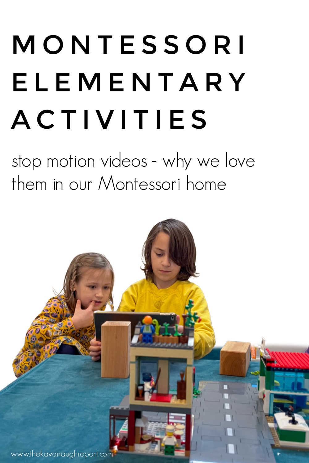 A look at how we use stop motion videos in our Montessori home with our elementary aged children and why we love it as an engaging activity