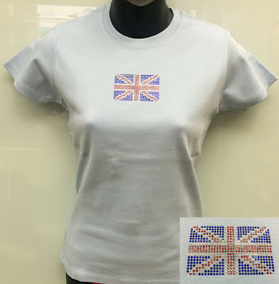 Union Jack diamante T-shirt from Savage London