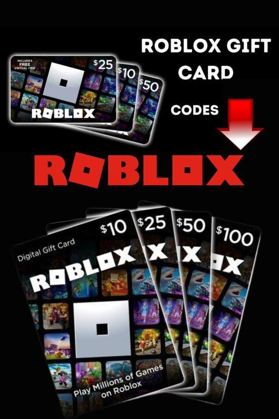Free Robux Gift Card Codes