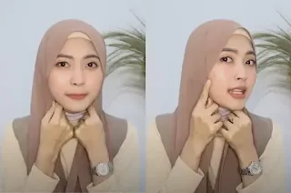 tutorial hijab pashmina untuk remaja