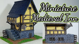 How to Build Miniature Medieval House Village Inn