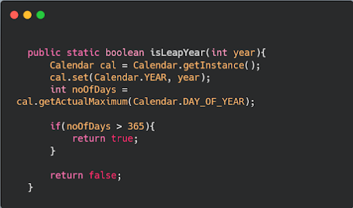 How to check leap year in Java - program example