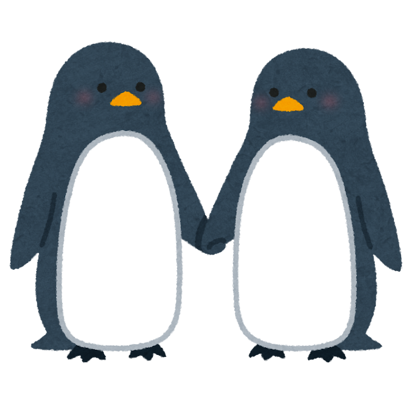 ペンギンのカップルのイラスト かわいいフリー素材集 いらすとや ペンギンのカップルのイラスト かわいいフリー素材集 いらすとや