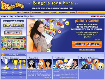 Bingo Day en jugar y apostar en casinos