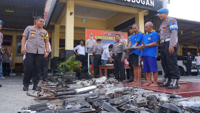 Kado Akhir Tahun Untuk Masyarakat Grobogan, Dua Spesialis Pencuri Motor Akhirnya Diringkus