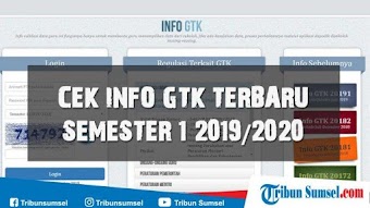Cek Info GTK Versi 2019.1.1 Terbaru Semester 1 (2019/2020), 