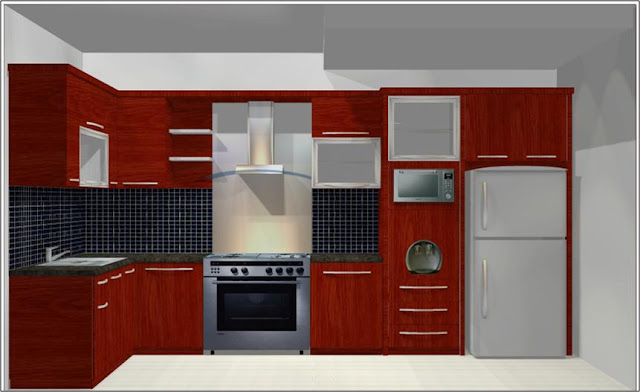 gambar kitchen set minimalis