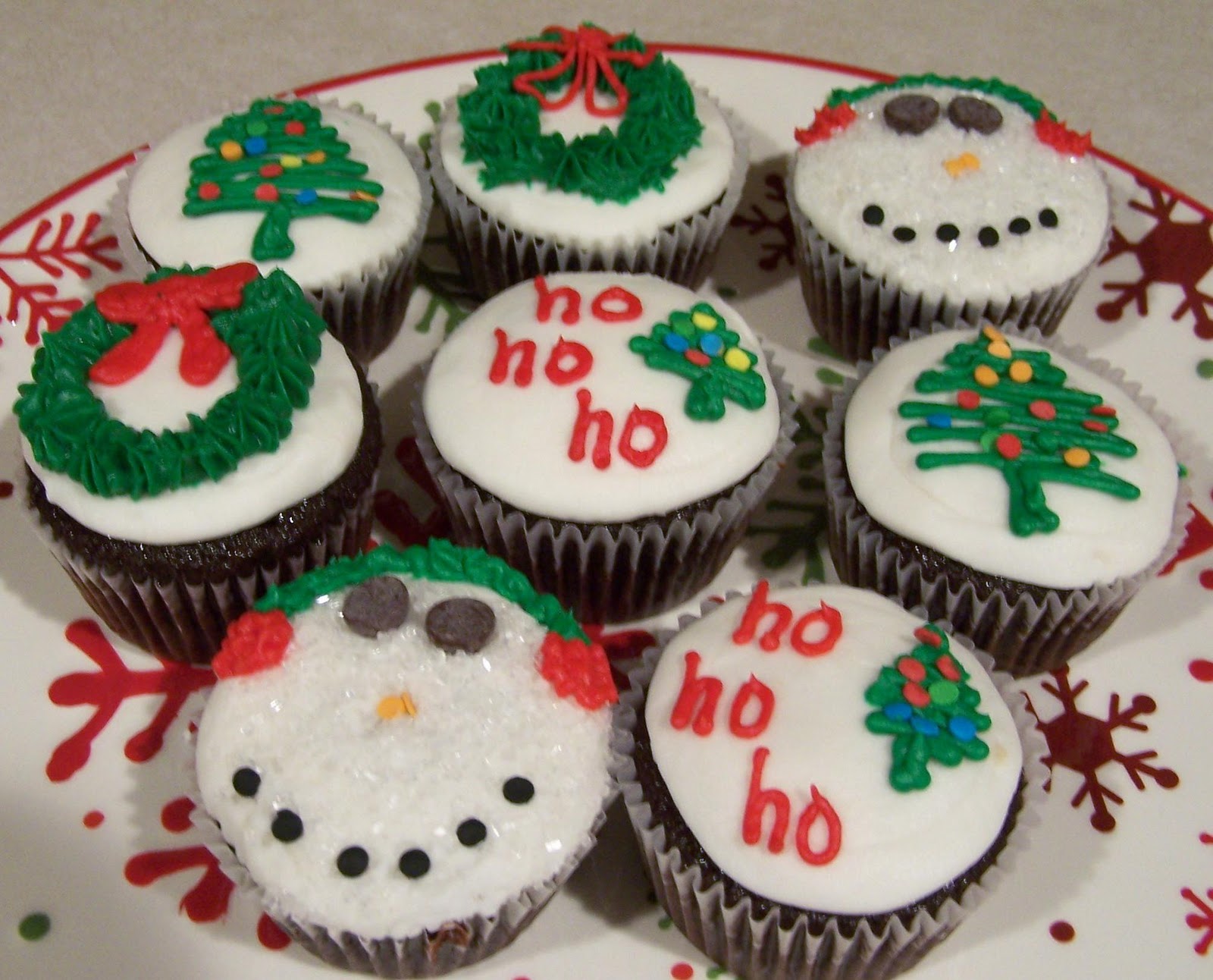 Pictures Of Christmas Cupcakes