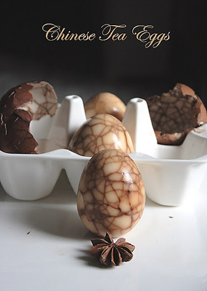 Chinese Tea Eggs - 茶叶蛋 cháyèdàn