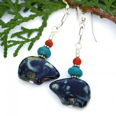 black bear earrings for women