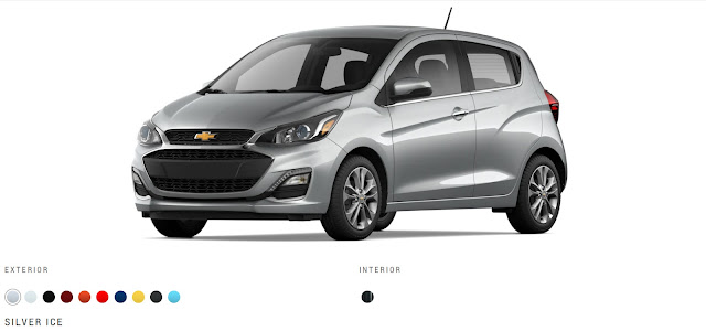 2022 CHEVROLET SPARK IN SILVER ICE COLOR.