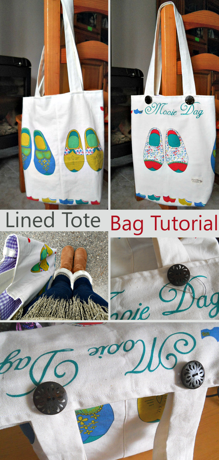 Beautiful Day Lined Tote Bag Tutorial