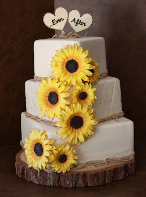 Serve a Sunflower Wedding Cake To Showcase Your Style