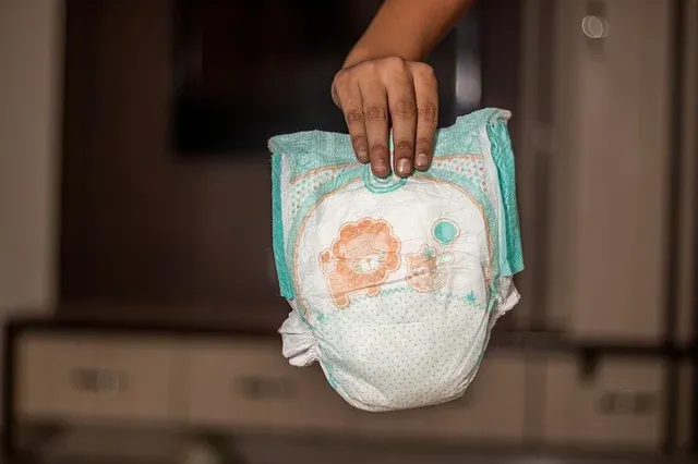 A disposable baby diaper