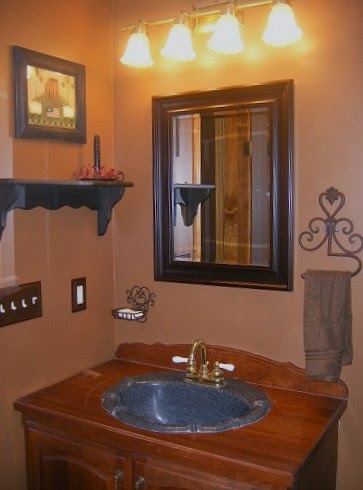 Primitive Bathroom Ideas : Small Rustic Country Bathroom Ideas Novocom Top / Other than the kitchen, the bathroom is the particular most used room for bathrooms, you can find many ideas on the topic rustic primitive bathroom decor, primitive.
