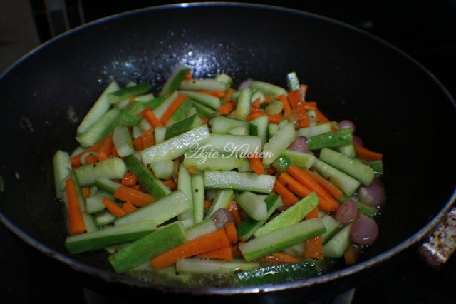 Acar Timun Masak Yang Rangup - Azie Kitchen