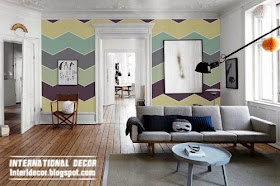 How to paint stripes on wall,zegzag striped walls, stripe painting