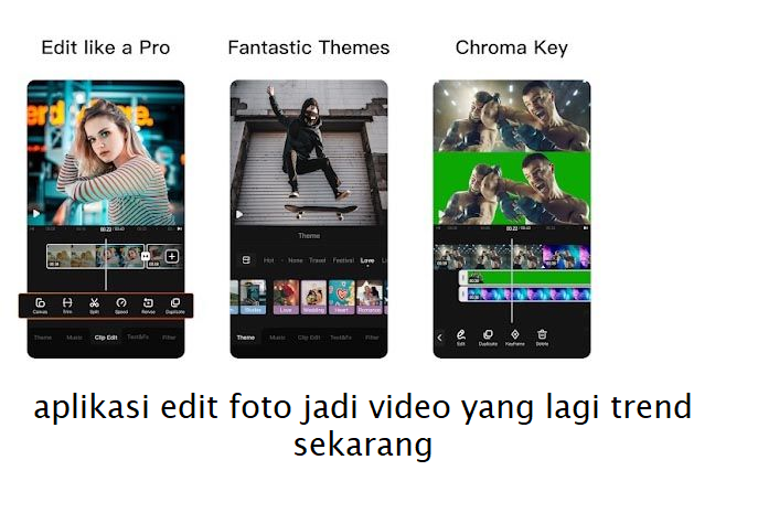 aplikasi edit foto jadi video yang lagi trend sekarang