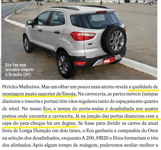 Ford EcoSport FreeStyle 2013 Prata - Quatro Rodas