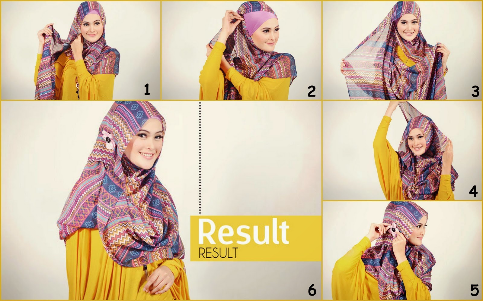 30 Cara Mudah Dan Praktis Memakai Hijab Pashmina Terbaru Tutorial