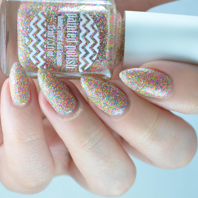 glitter nail polish swatch