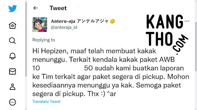 Pengiriman Parsel Tertunda Karena Kendala Internal