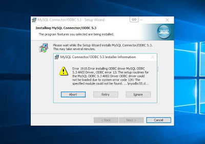 Cara Mengatasi Error 1918 Mysql Odbc Driver  