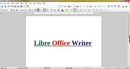 CCC Libre Office Writer Notes / लिब्रा आफिस राइटर