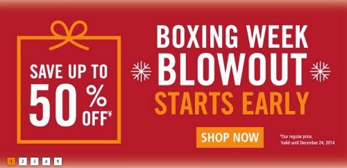 Marks's Boxing Week Blowout Starts Early Up To 50% Off